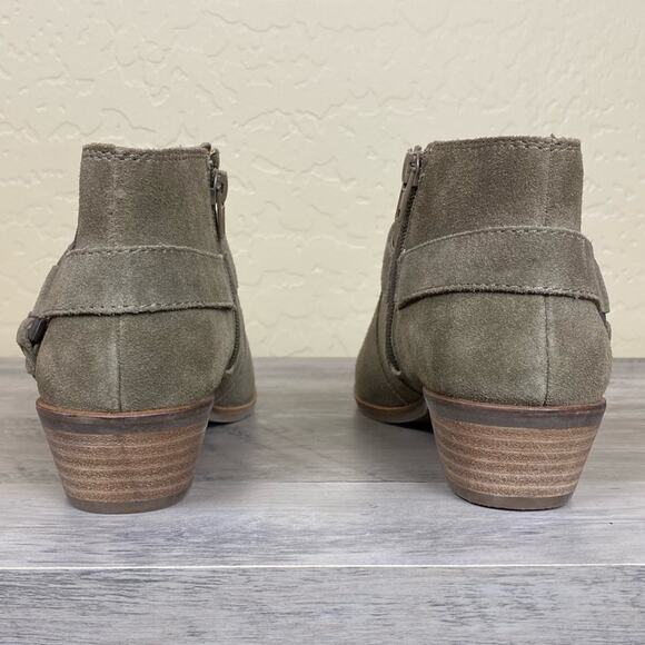 NWOB Lucky Brand Enitha Leather Booties, Size 7.5 - Picture 8 of 11